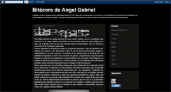 Desktop Screenshot of bitacoradeangel.blogspot.com