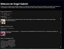 Tablet Screenshot of bitacoradeangel.blogspot.com