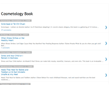 Tablet Screenshot of cosmetology-book.blogspot.com