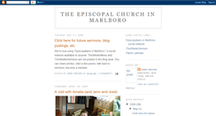 Desktop Screenshot of episcopalmarlboro.blogspot.com