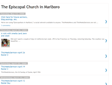 Tablet Screenshot of episcopalmarlboro.blogspot.com