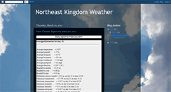 Desktop Screenshot of northeastkingdomweather.blogspot.com