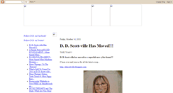 Desktop Screenshot of ddscottauthor.blogspot.com