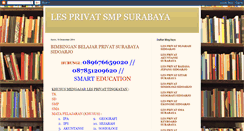 Desktop Screenshot of lesprivatsmpsurabaya.blogspot.com