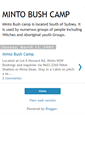 Mobile Screenshot of mintobushcamp.blogspot.com