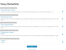 Tablet Screenshot of fancypantselitist.blogspot.com