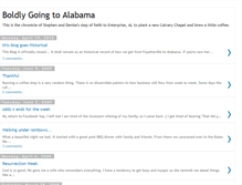 Tablet Screenshot of boldlygoingtoalabama.blogspot.com