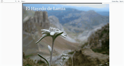 Desktop Screenshot of elhayedodelamia.blogspot.com