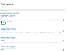 Tablet Screenshot of curioseandoenlaweb.blogspot.com
