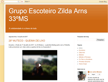 Tablet Screenshot of grupoescoteirozildaarns.blogspot.com