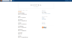 Desktop Screenshot of kontra.blogspot.com