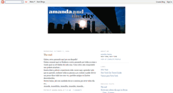 Desktop Screenshot of amandaandthecity.blogspot.com