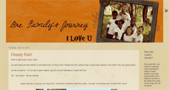 Desktop Screenshot of 1familysjourney.blogspot.com
