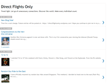 Tablet Screenshot of directflightsonly.blogspot.com