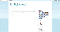 Desktop Screenshot of mrbullyproof.blogspot.com