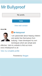 Mobile Screenshot of mrbullyproof.blogspot.com