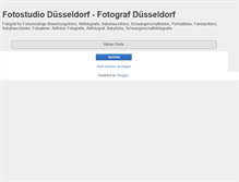 Tablet Screenshot of fotograf-duesseldorf.blogspot.com