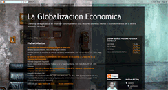 Desktop Screenshot of laglobalizacion-economica.blogspot.com