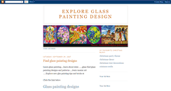 Desktop Screenshot of glasspainting.blogspot.com