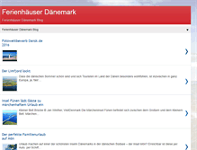 Tablet Screenshot of ferienhaeuser-daenemark.blogspot.com