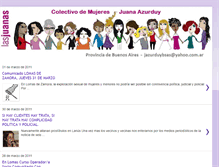 Tablet Screenshot of juanaazurduybuenosaires.blogspot.com