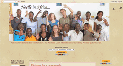 Desktop Screenshot of noelleinafrica.blogspot.com