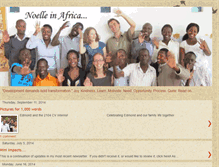 Tablet Screenshot of noelleinafrica.blogspot.com