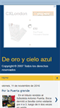 Mobile Screenshot of deoroycieloazul.blogspot.com