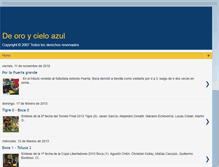 Tablet Screenshot of deoroycieloazul.blogspot.com