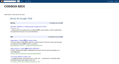 Desktop Screenshot of codigo-bidi.blogspot.com