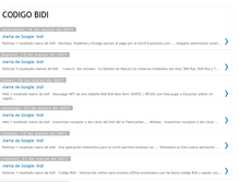 Tablet Screenshot of codigo-bidi.blogspot.com