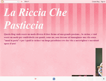 Tablet Screenshot of laricciachepasticcia.blogspot.com