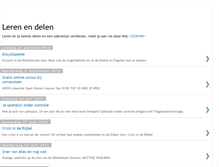Tablet Screenshot of leren-en-delen.blogspot.com