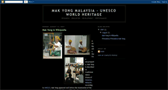 Desktop Screenshot of makyong-malaysia.blogspot.com