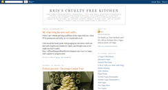 Desktop Screenshot of crueltyfreekitchen.blogspot.com