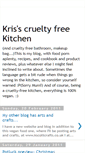 Mobile Screenshot of crueltyfreekitchen.blogspot.com