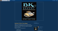 Desktop Screenshot of bkbakery.blogspot.com