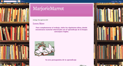 Desktop Screenshot of marjoriemarrot.blogspot.com