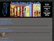 Tablet Screenshot of portcitypotteryfinecrafts.blogspot.com