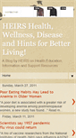 Mobile Screenshot of heirsenvironmentalillnesssupport.blogspot.com