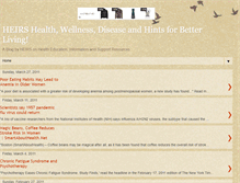 Tablet Screenshot of heirsenvironmentalillnesssupport.blogspot.com