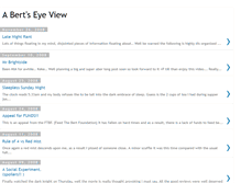 Tablet Screenshot of bertseyeview.blogspot.com