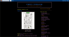 Desktop Screenshot of emily-tomasik.blogspot.com