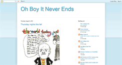 Desktop Screenshot of ohboyitneverends.blogspot.com