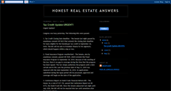 Desktop Screenshot of honestrealestateanswers.blogspot.com