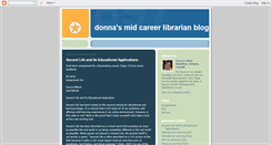 Desktop Screenshot of midcareerlibrarian.blogspot.com