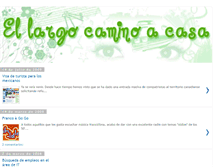Tablet Screenshot of largocaminoacasa.blogspot.com