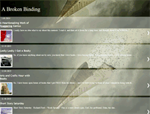 Tablet Screenshot of abrokenbinding.blogspot.com