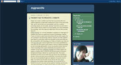 Desktop Screenshot of mygreenlife-len.blogspot.com