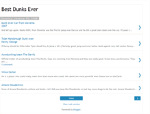 Tablet Screenshot of bestdunks.blogspot.com